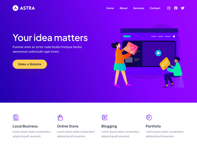 Love Astra Wordpress Best Theme Ever! 💖 divi