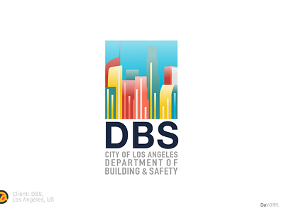 Logo - DBS Los Angeles city design fun graphic design illustrative ilustration life logo los angeles modern town vector vibrant west coast working