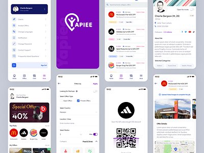 Discount & Offers (For Users) design discounts figma interection mobile app offers prototype ui ux