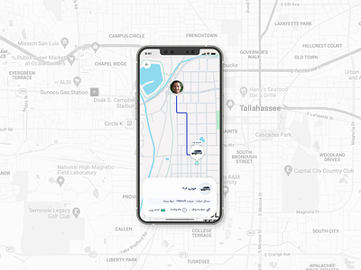 Location Tracker #2 app direction location mobile tracker ui ux