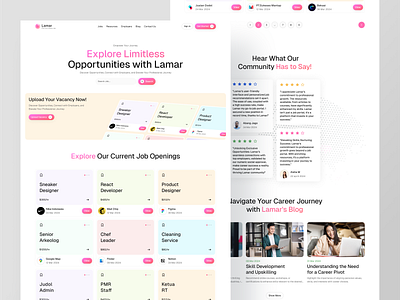 Lamar - Jobs Page by BimGraph🐊 for Kretya Studio on Dribbble