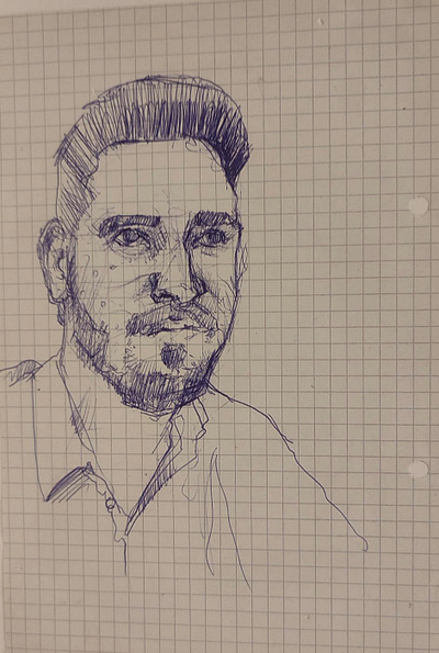 Live portrait sketch