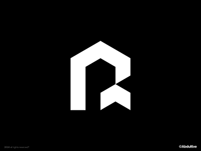 monogram letter R logo exploration .003 brand branding design digital geometric graphic design icon letter r logo marks minimal modern logo monochrome monogram negative space