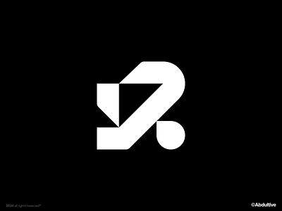 monogram letter R logo exploration .009 brand branding design digital geometric graphic design icon letter r logo marks minimal modern logo monochrome monogram negative space