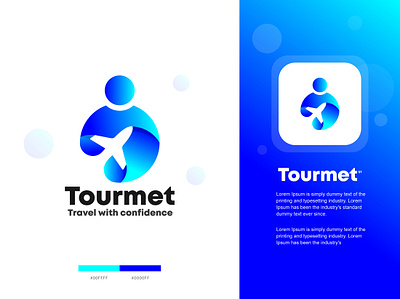 Tourmet ai app branding colorful creative logo design gradient logo logo logo design logo designer modern modern logo software stsohan tourism logo travel travel logo trendy logo ui website