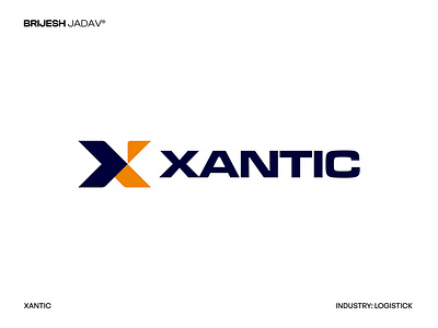 Xantic Logo Design abstract branding brandmark brijesh concept creative graphic design icon letter logo letter x logo lettermark logisticks logo logomark logos minimal modern logo monogram x x logo