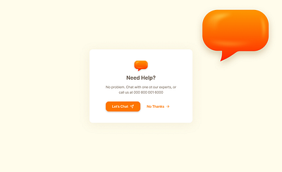 Chat popup UI branding chat bot design graphic design hero section illustration landing page landing page design popup popup design popup ui ui ux