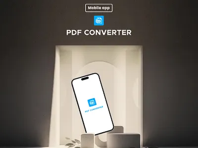 PDF Converter app design branding casestudy creative design graphic design idea illustration mobile app case study ui