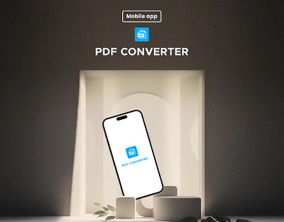 PDF Converter app design branding casestudy creative design graphic design idea illustration mobile app case study ui