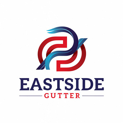 Eastside Gutter Logo Creation branding logo