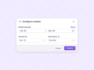 Modal UI | SaaS b2b configure dashboard design system dialog box modal modal ui pop over pop up pop up design saas settings ui design