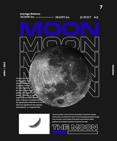 Streetwear Design Moon creative design graphic design moon photoshop streetwear streetwear design typography