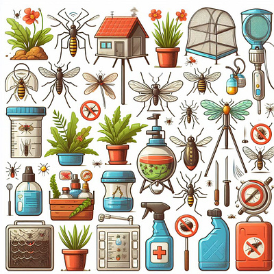 Mosquito Control icon for infographic design graphic design icon
