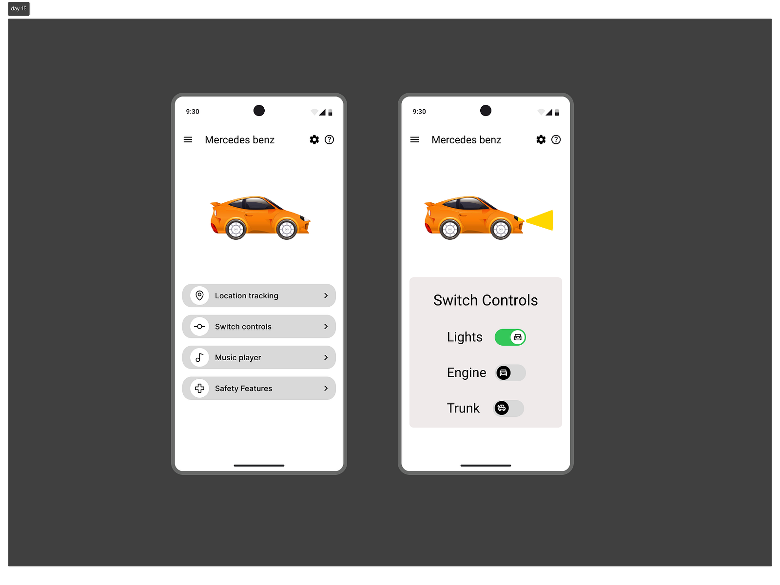 On/Off buttons UI design by phaneesh_28 on Dribbble