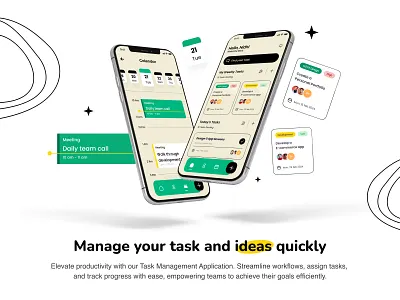 Task Management App Interface android app design calendar app design graphic design illustration management app mobile design mobile ui task app task board app task manager task manager app team collaboration time manager app ui ui design uiux user experience ux