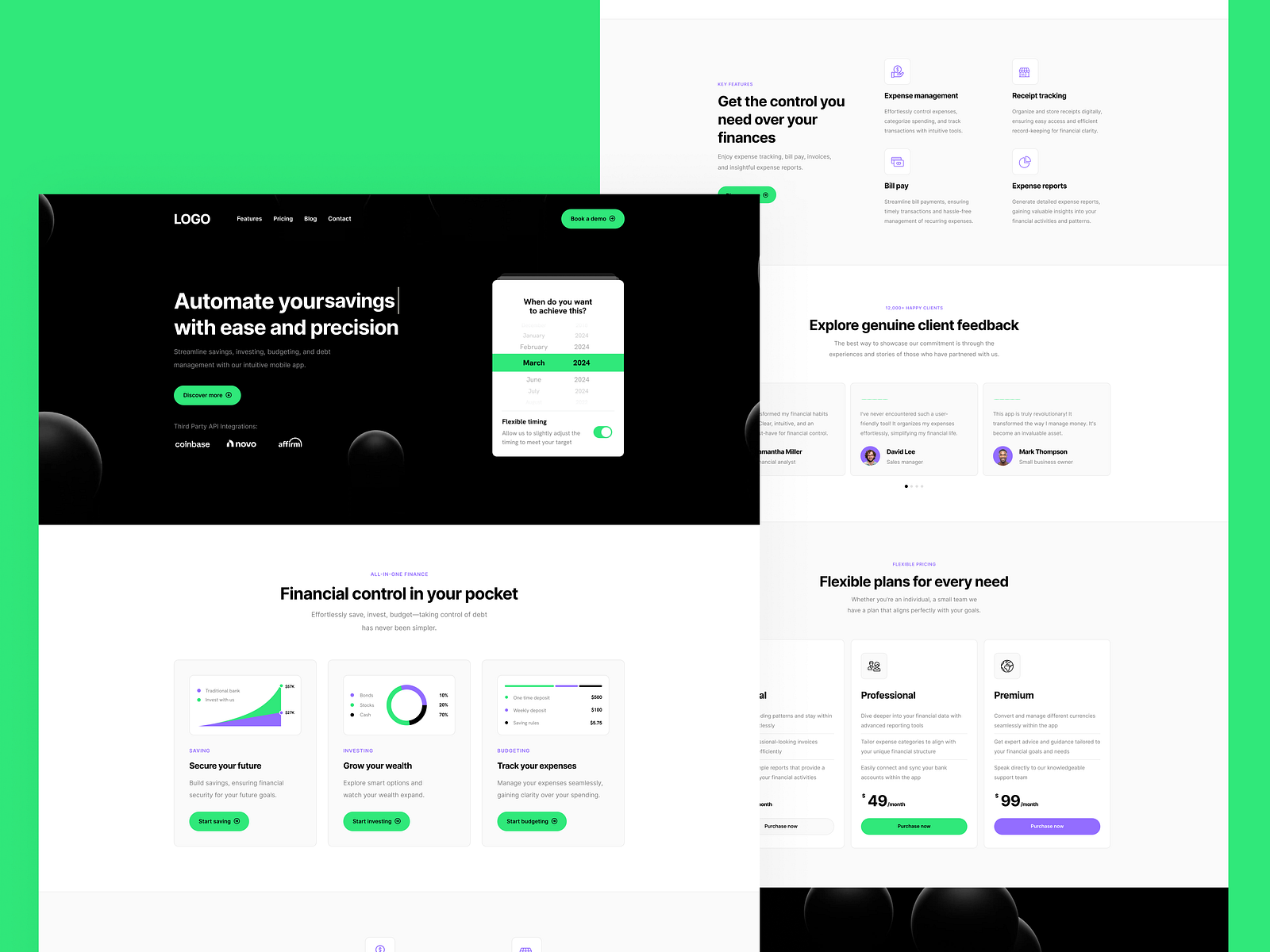 Financial Planning Website by Design Master on Dribbble Financial Planning Website by Design Master on Dribbble