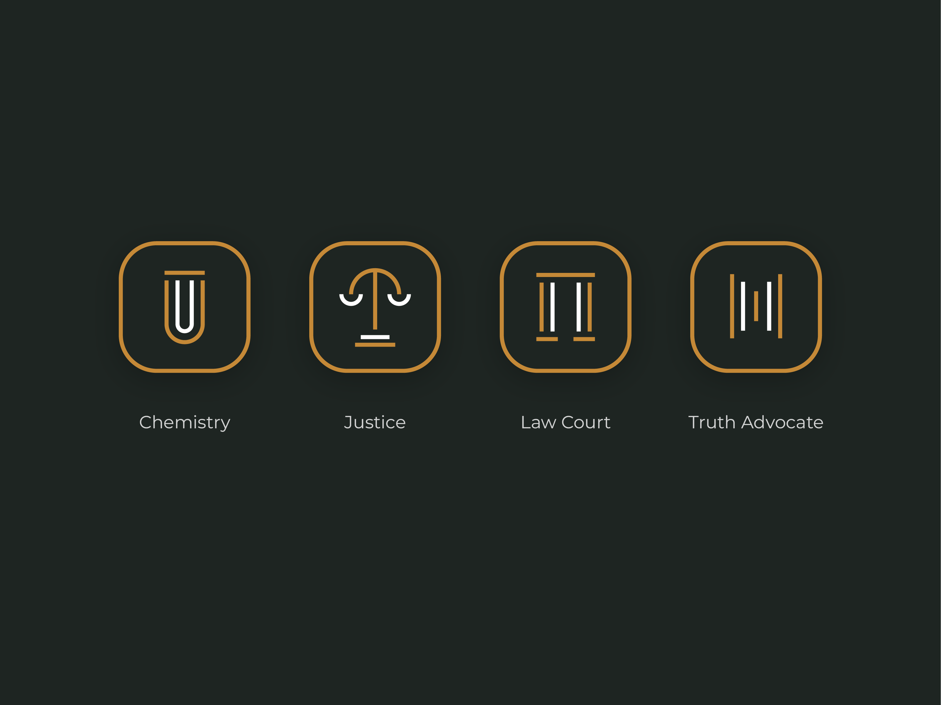 Forensic Toxicology Icons advocate brand identity chemistry court crimes elegance forensic icon illustration justice law lawyer lines logo minimalist pattern professional social media toxicology truth