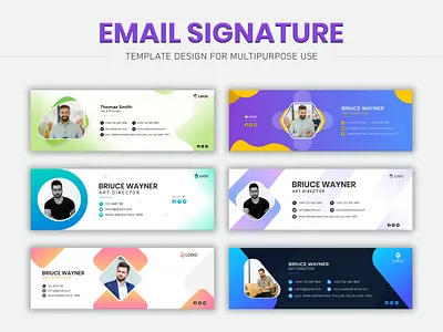 Email Signature Design Templates signatures