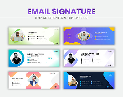 Email Signature Design Templates signatures