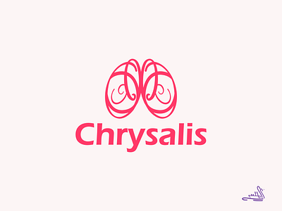 Branding: Chrysalis brand name branding chrysalis corporate design graphic design logo logo design medical medical logo modern logo personal care logo pharmaceutical logo trending uxstalin