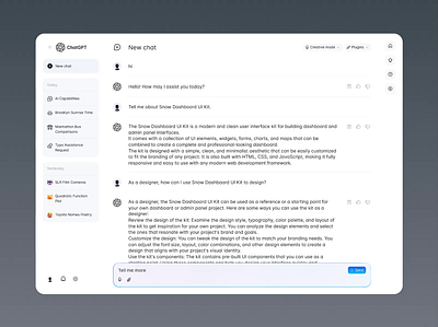 AI Chat UI kit ai chat chatgpt ui kit