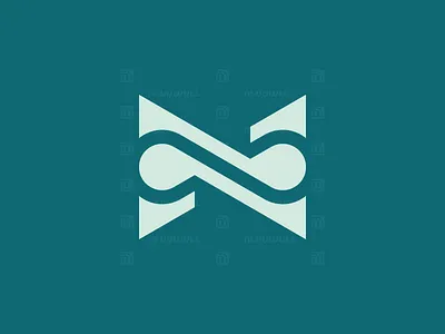 Letter N Infinity Logo Forsale ambigram art branding design elegant finance flat graphic design industry infinite infinity initial letter logo minimal modern n nn simple vector