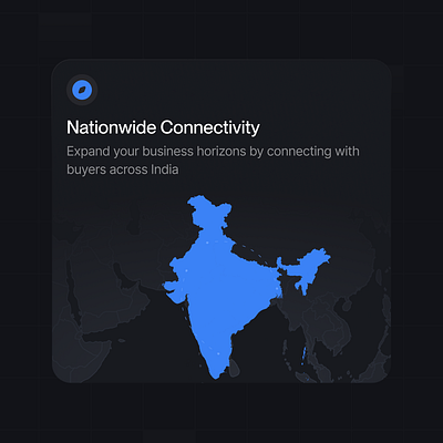Nationwide Connectivity Card 🗺️ animation design graphic design ui visual identity