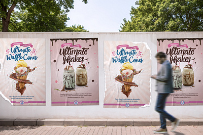 Baskin Robbins Poster Design baskinrobbins graphic design ice cream marketing posters