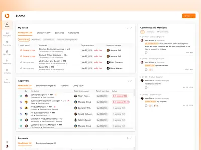 Task Dashboard clean ui dashboard home page product design saas task management todo ui