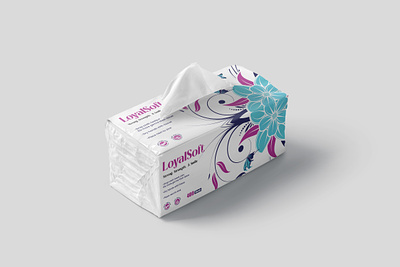 Soft Pack Tissue brand design loyal mockup packaging packaging design soft softpack tissue wrapper