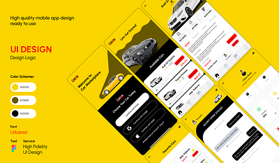 Car Market place Mobile app Ui Design design designer designers framecutting landingpage logo mobileapp ui website wireframing