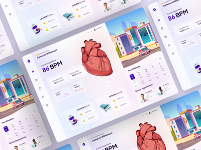 Medical Dashboard analytics branding cards dashboard design graphic design illustration logo medical ui