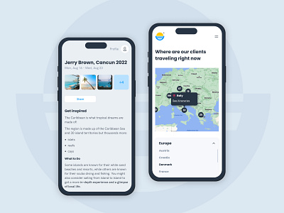 Travelsment — Travel Application Design application bachoodesign clean design details itinerary map mobile product travel ui ux