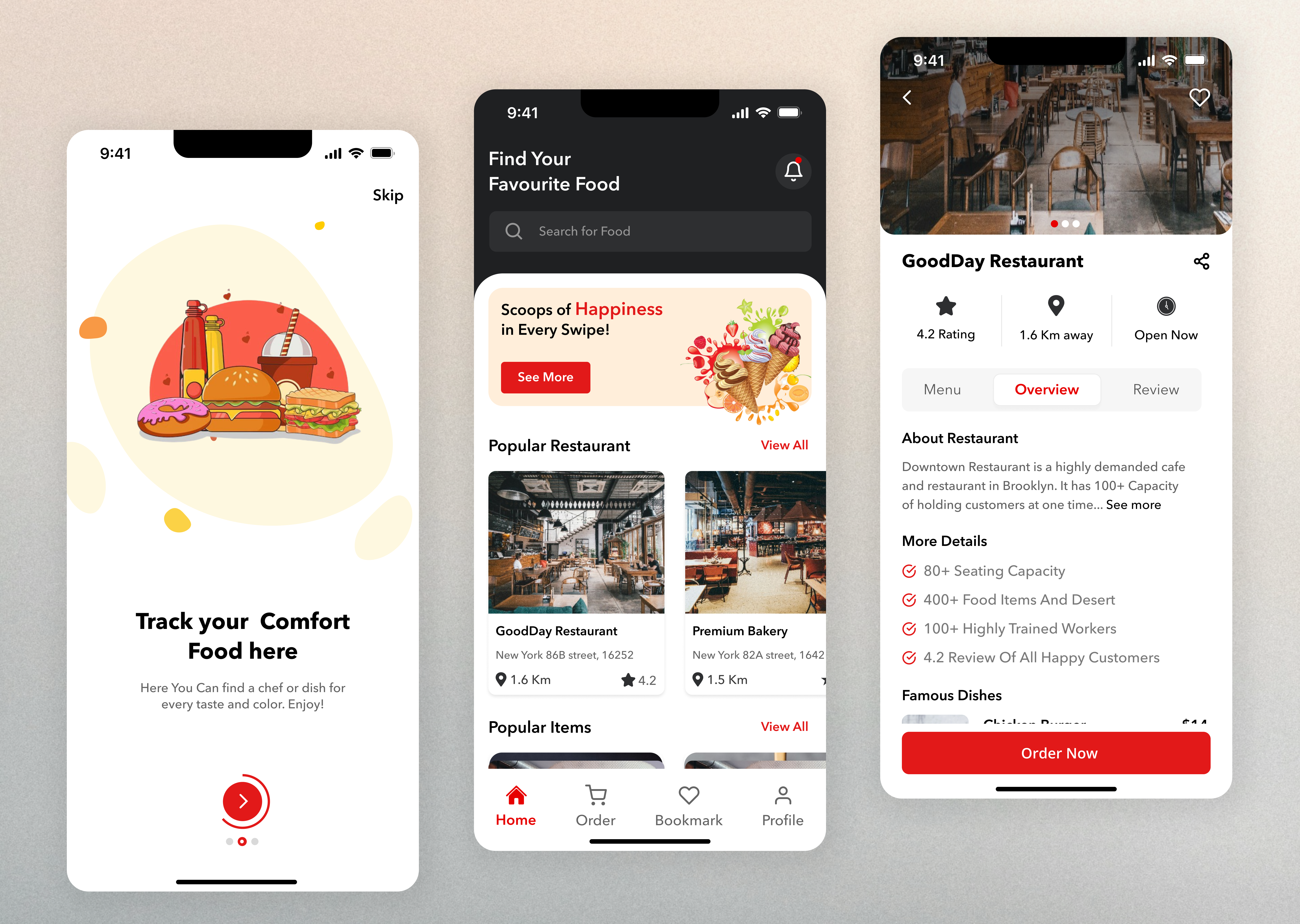 Food App 3d animation app branding dailyui design figma food app graphic design illustration logo motion graphics ui ux vector