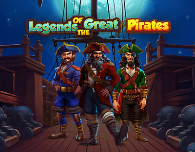 Legends Of The Great Pirates adobe photoshop casualgame design digitalart game gameart illustration
