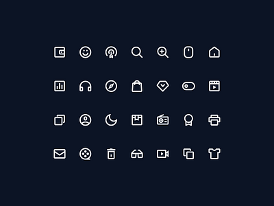 linear icons design graphic design icon linear ui