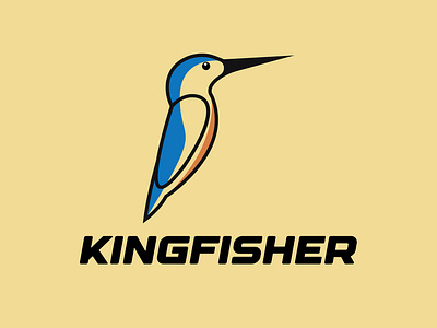 Kingfisher Logo Design (Unused) best logo designer bird logo branding business logo creative logo designer design graphic design illustration king fisher logo logo logo design logo process logo type logos minimal logo modern logo monogram design typography vector vector logo