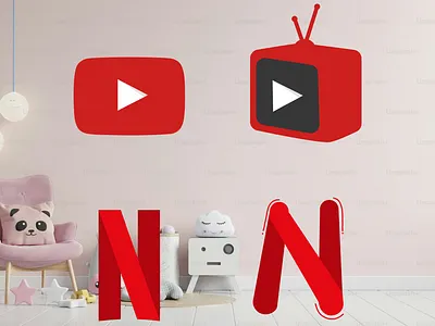 Daily ui challenge day 5: App Logo app logo dailyui design kids logo netflix redesign ui youtube