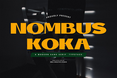 Nombus Koka – A Modern Sans Serif Font sans serif elegance