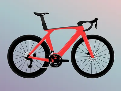 TREK Madone bicycle bike illustration road bike