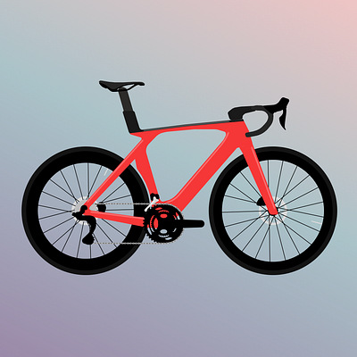 TREK Madone bicycle bike illustration road bike