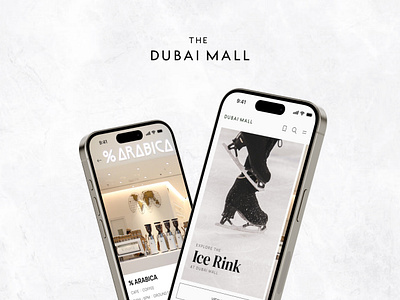 The Dubai Mall app design app redesign application bold design brutal design clean and minimal design design design system emmar group experience design figma minimalist product design the dubai mall ui ui design ux