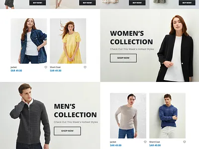 LC Waikiki E-commerce Website ui design