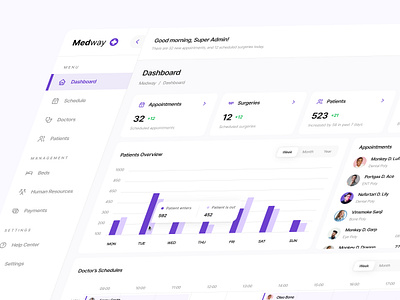 Medway plus - Medical Web App UI Design branding dashboard design doctor graphic design illustration medical medicine pharma ui ux vector web app website