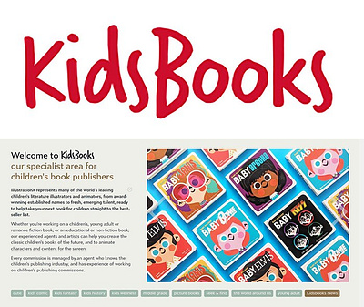 KidsBooks at IllustrationX agency news childrens book kids book publishing website