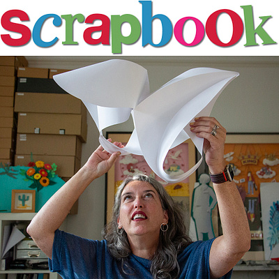 Gail Armstrong's SCRAPBOOK gail armstrong interview paper sculpture scrapbook