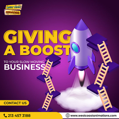 Boost your Busines boost branding business design giving a boost graphic design icon identity illustration logo ui ux vector westcoast animations