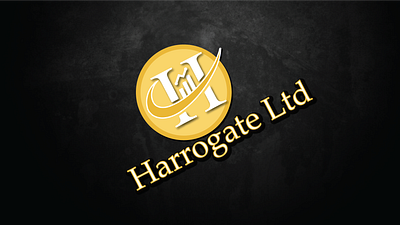 LOGO DESIGN (Harrogate Ltd) 3d abstract branding design graphic design h logo illustration logo logo design luxury logo minimalist logo pictoral logo typography