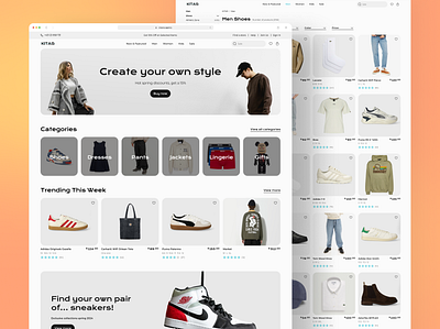 KITAS - Clothing store clothing store e commerce e commerce business e commerce shop e commerce template items online shopping online store product design retail web design