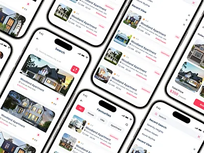 Real state Mobile Application Design application application design housing app design mobile app real state app ui design ui ux ux design web app